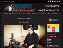 Tablet Screenshot of djsamhouse.com